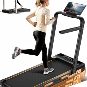 4-in-1 Walking Pad with 15% Incline, 10KM/H Foldable Treadmill for Home, 3.0HP Silent Brushless Motor, 159KG Heavy Duty Capacity, Ultra-Slim Running Machine with Remote Control for Home Office