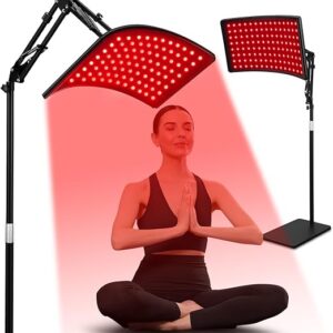 Viconor Red Light Therapy for Face and Body, Red Infrared Light Therapy Lamp with Stand Led 660nm & 850nm Infrared Light Device for Body
