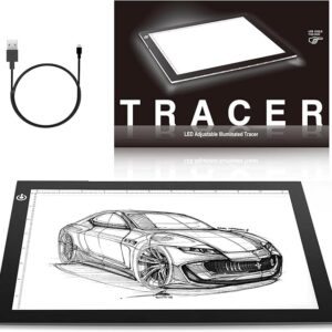 ME456 A4 LED Light Box 14" Light Pad USB Power Light Table for Tracing, | Tattoo Transferring, Drawing, Sketching, Animation, Stenciling, Diamond Art Painting, Home & Classroom Learning Activities