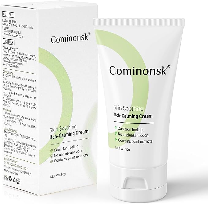 Anti-Itch Cream Quickly Relieves Itching Caused By Insect Bites, Dryness, Irritation, Moisturizes & Soothes Plant Nourishing Formula