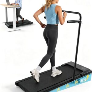 Superun Walking Pad Max 159 kg/136 kg, Treadmill for Home with Training Mode, Quiet Treadmill Desk with App and Virtual Running Tracks. Experience on Site