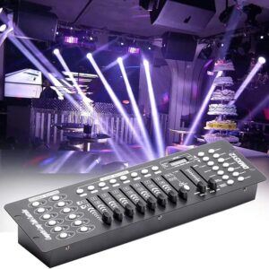 DMX controller, 192 channels DMX512 controller console 240 scenes for MINI DMX controller DMX light console party DJ disco moving head light stage lamp operator equipment