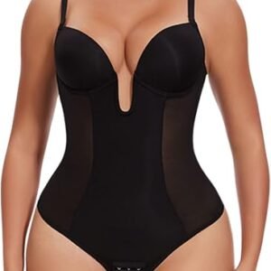 Joyshaper Women Backless Shapewear Bodysuit Tummy Control Body Shaper