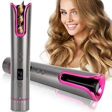 Hair Curler Automatic, 6 Temperature & 6 Timer Cordless Hair Curlers
