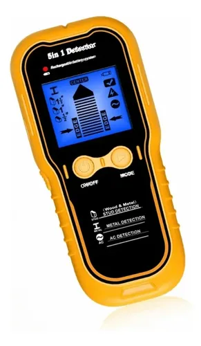 5-in-1 Stud Finder with LCD and Buzzer for Wood AC Wire Metal