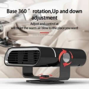 12V Car Heater and Defroster with 360° Full Coverage Airflow